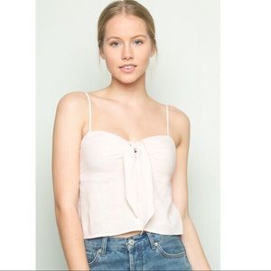 Brandy Melville Front Tie Top